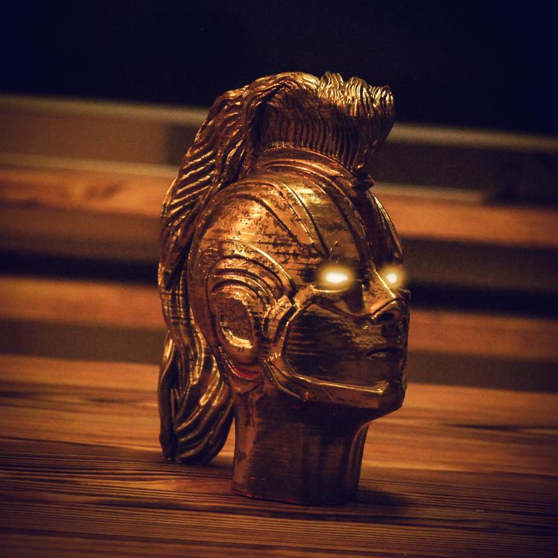 CAPTAIN MARVEL MOHAWK HELMET