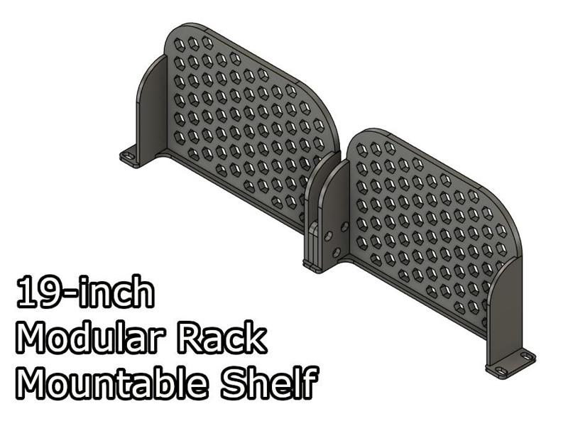 19-inch Modular Rack Mountable Shelf