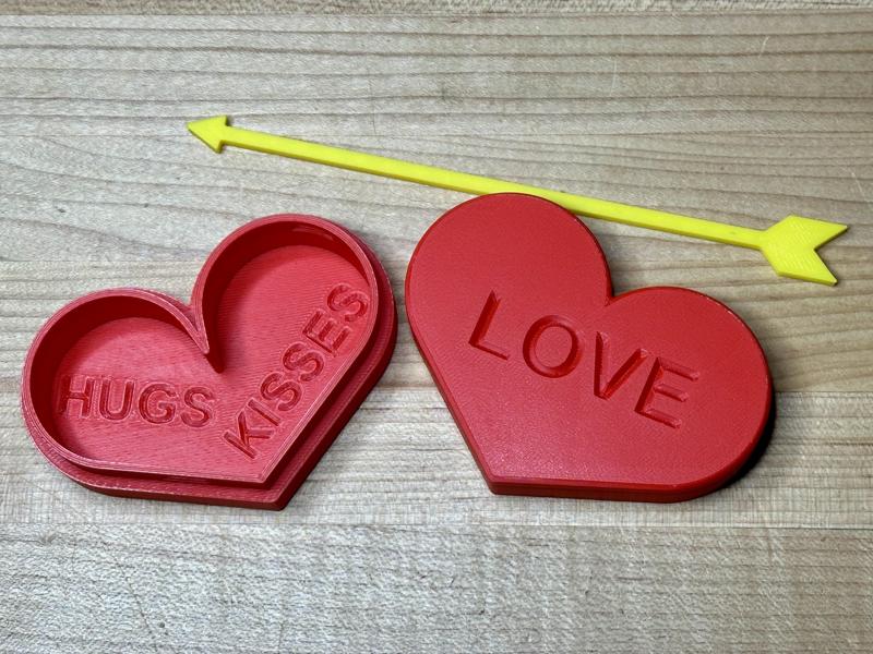 Heart Box with Arrow Lock