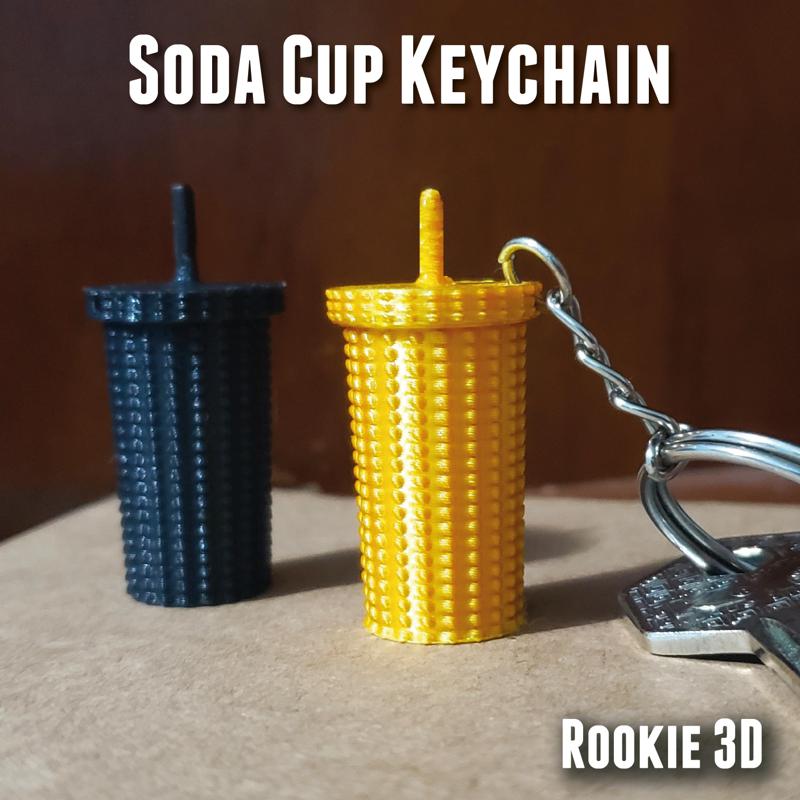 SODA GLASS KEYCHAIN