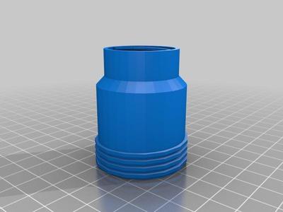 Softsoap dispenser wide lid to Bombay Saphire bottle adapter