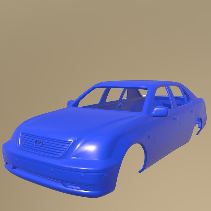 Lexus LS XF30 2003 PRINTABLE CAR BODY
