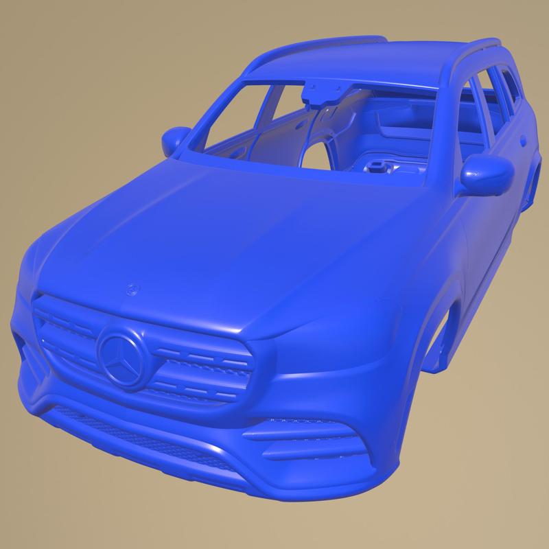 Mercedes Benz Gls 2020 PRINTABLE CAR BODY