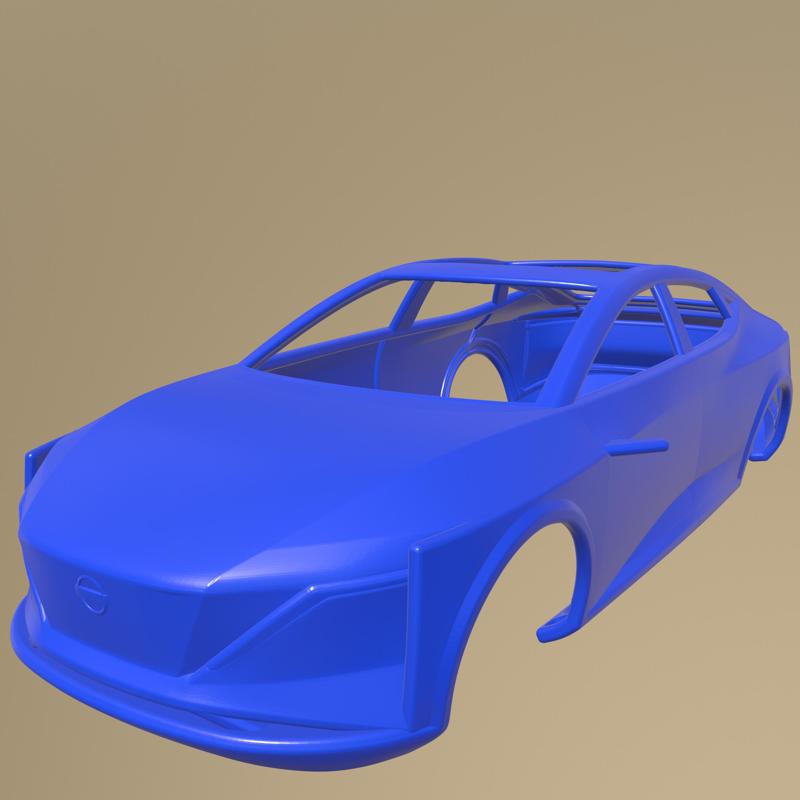 Nissan IMs concept 2019 PRINTABLE CAR BODY