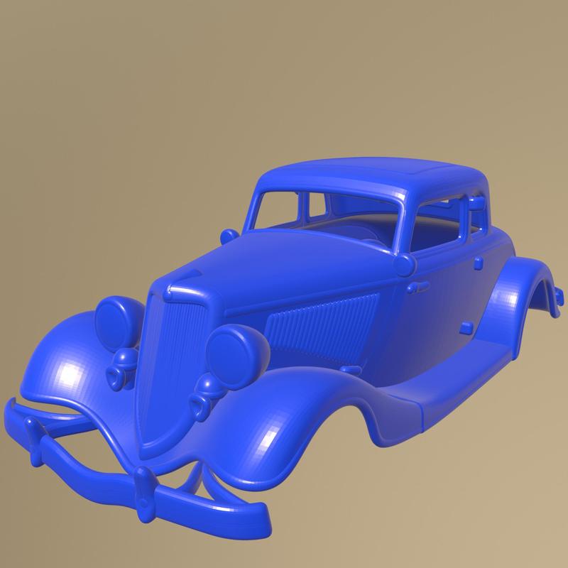 Ford Coupe 1934  PRINTABLE CAR BODY