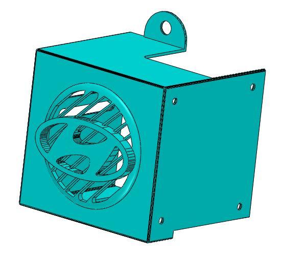 Hyundai-Theme Ender3Guard V2: Precision Fan Cover