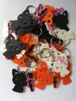 Keychain Keychain Keychain Kawaii Kitty - Little Kawaii Cat