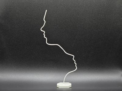 Abstract Face Line Art Decor Gift