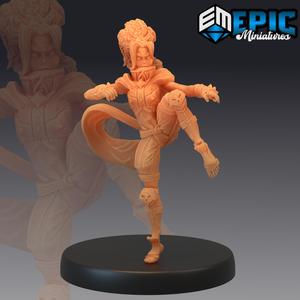 Monk Adventurer Fighting / Female Fighter / Martial Arts Girl