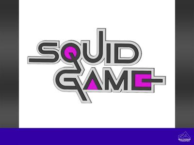 Squid Game 3D logo   