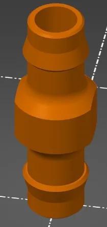 Straight connector irrigation pipe external diameter 16mm   