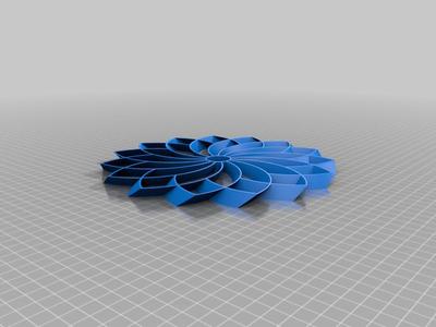 Illusion 22cm Pinwheel with ball bearings alternate rotations