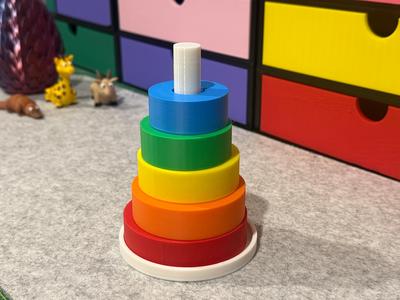 Circle Stacker for little hands