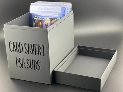 Card Saver 1/ Semi Rigid Box & Snug Fit Lid