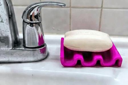 Zen Wavy Soap Dish: Minimalist Design
