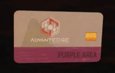 purple keycard   