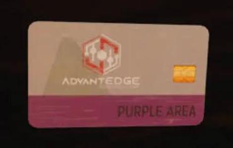 purple keycard   