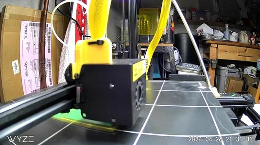 Chiron hotend strain relief   