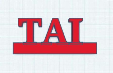 Name tag of the name Tai   