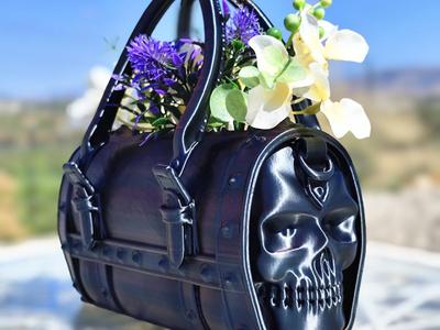 Skull Handbag Planter 