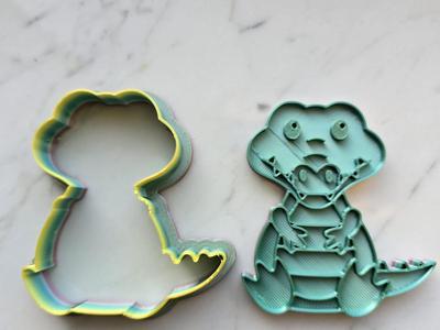 Crocodile Animal Cookie Cutter Play-Doh Cooking