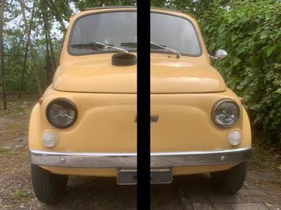 FIAT 500 faro - car lighthouse