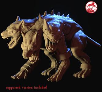 Hell-Hound miniature (2 inch/50 mm base, 1.25 inch/32 mm height)
