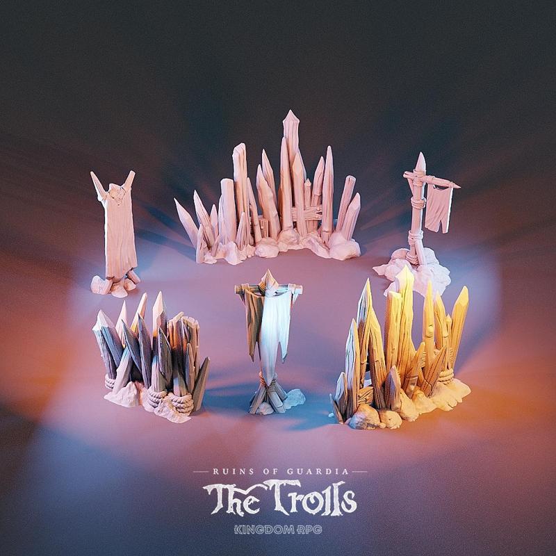 Palisades and Flags - Ruins of Guardia: The Trolls