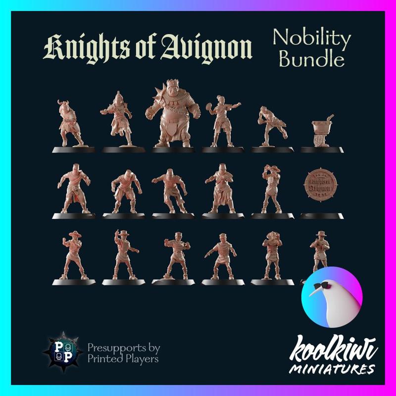 Fantasy Football Team - Knights of Avignon - Nobility Bundle - Presupported