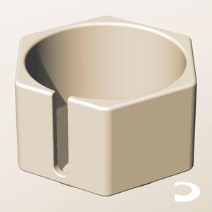 CH96-60-S Slotted Modular Stacking Storage Boxes Bins | Printable Objects - Infinite Containers | stl file for 3d printing