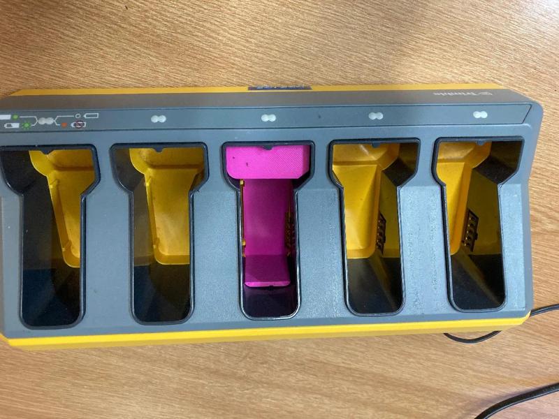 Trimble GPS battery charger slot adapter   