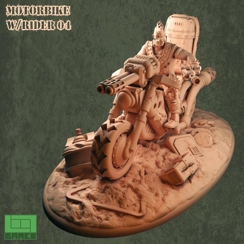 Motorbike with crew 04