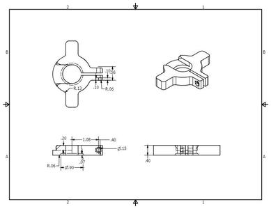 Lock Stud Holder for Lee Case Length Gauge