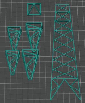 High voltage tower   