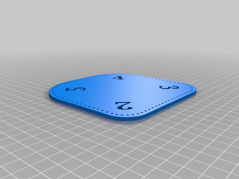 hole punching template for leather