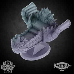 Eye Tyrant Frigate Astral Ship (miniature version)