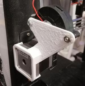 Extruder stepper motor fan