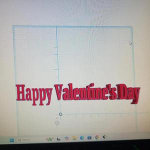 Happy Valentine's Day text   