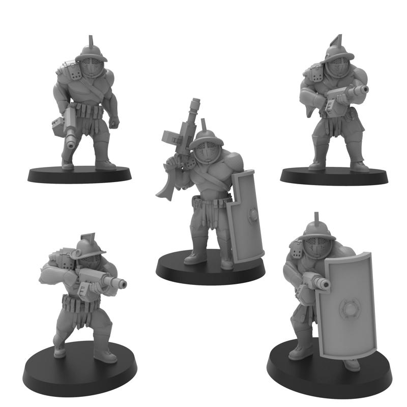 Roman Ogre Gunners - Presupported