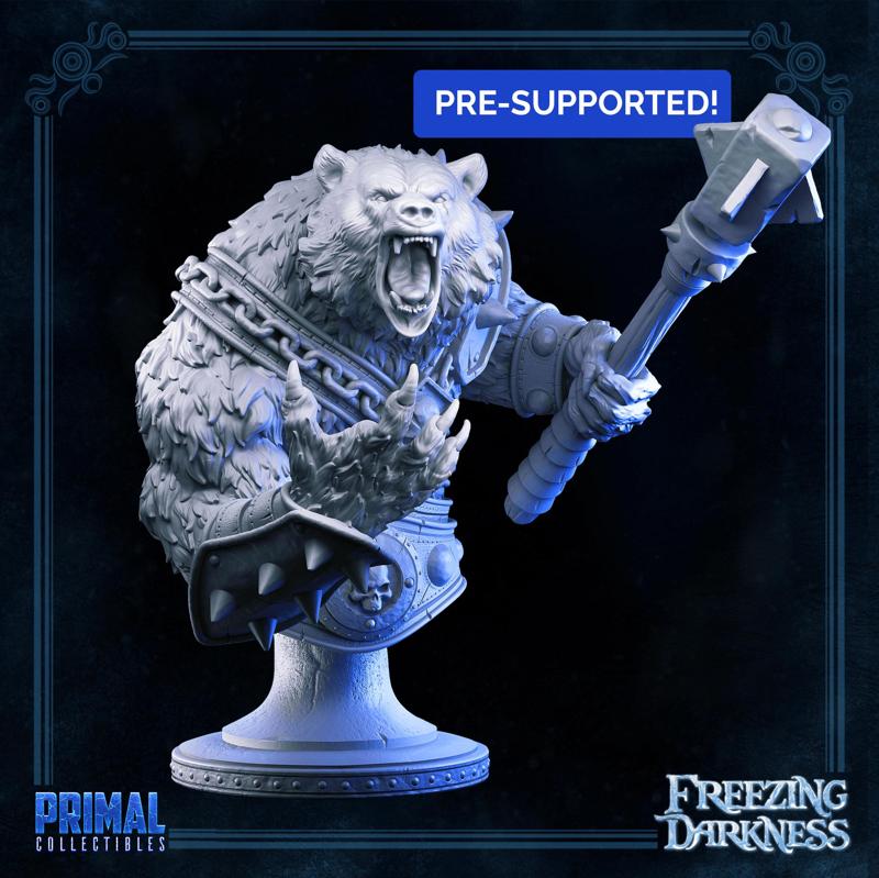 War bear - Bust- FREEZING DARKNESS - MASTERS OF DUNGEONS QUEST