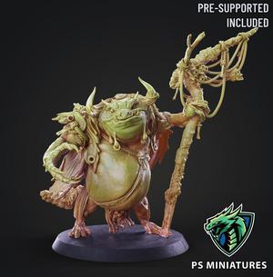 Green Slaad Lizardman - Pose 2