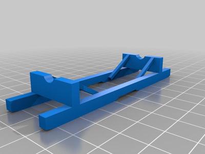 HO Scale Flat Car Load Crankshaft