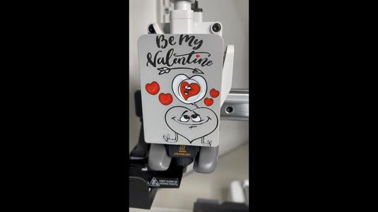 A1 / A1 Mini Be My Valentine Cover And Extruder Wheel