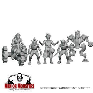 Goblin Scientist and minions