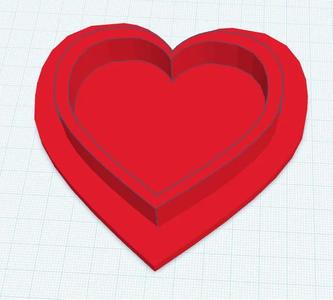 Bandeja de Corazon   