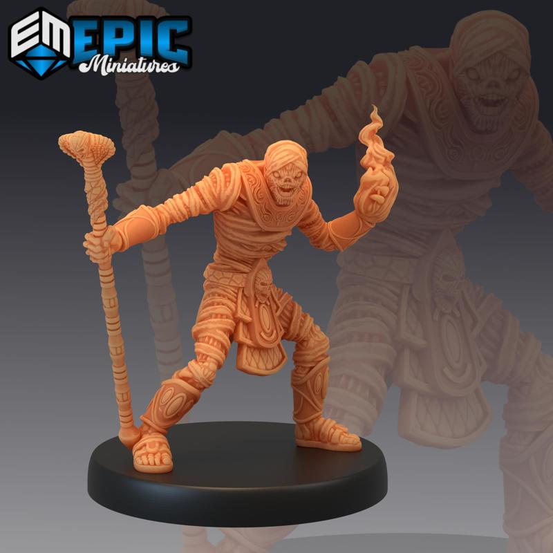 Mummy Mage / Undead Wizard / Egyptian Sorcerer