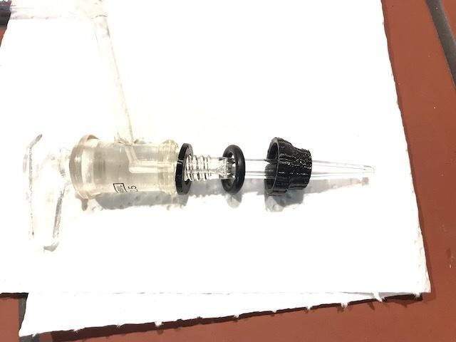 Burette Stopcock Counterscrew/Nut - Glasküken-Sicherung für Bürette