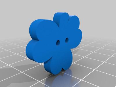 Shamrock Button