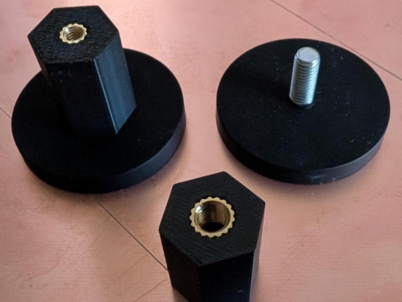 magnet adapter m6 to m4