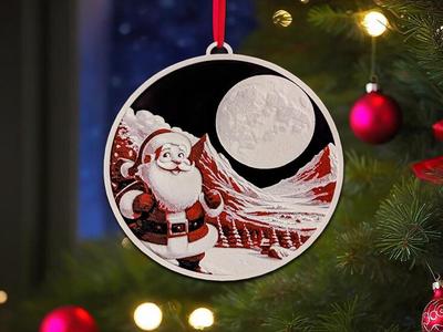 Christmas Santa Ornament 2